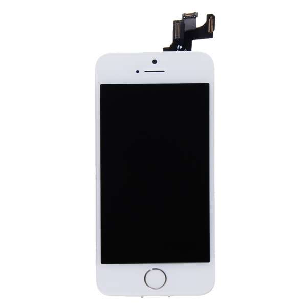 iPhone 5S LCD Display Touch Screen Digitizer Assembly W/ Home Button White Replacement with free too